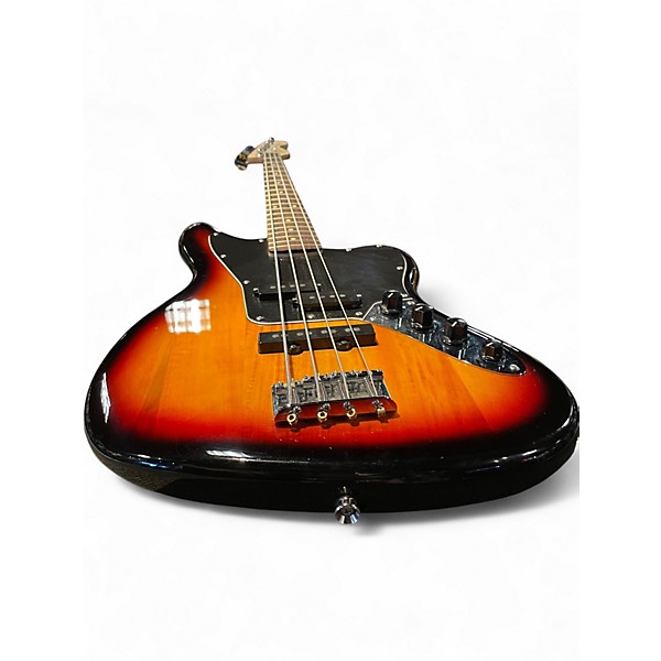 Used Squier Vintage Modified Jaguar Bass 3 Color Sunburst Electric Bass Guitar