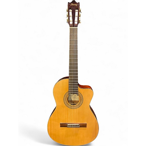 Used Ibanez GA6CE Natural Classical Acoustic Electric Guitar
