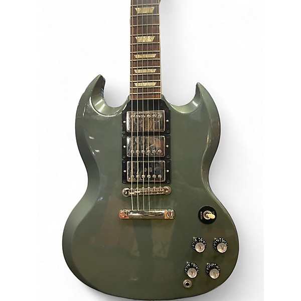 Used Gibson Custom SG Gunmetal Gray Solid Body Electric Guitar