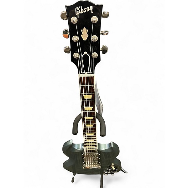 Used Gibson Custom SG Gunmetal Gray Solid Body Electric Guitar