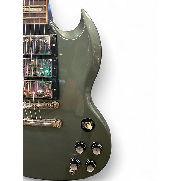 Used Gibson Custom SG Gunmetal Gray Solid Body Electric Guitar