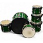Used TAMA 6 Piece Rockstar Green Drum Kit thumbnail