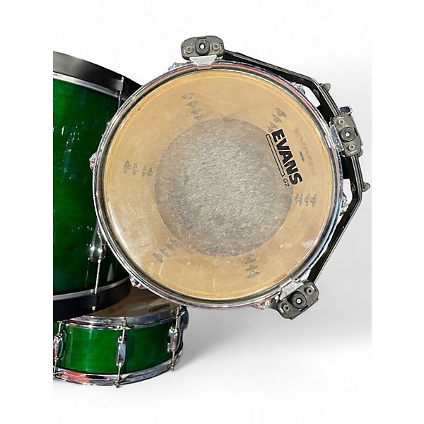 Used TAMA 6 Piece Rockstar Green Drum Kit