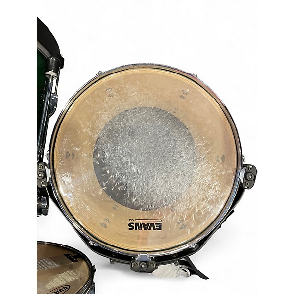 Used TAMA 6 Piece Rockstar Green Drum Kit