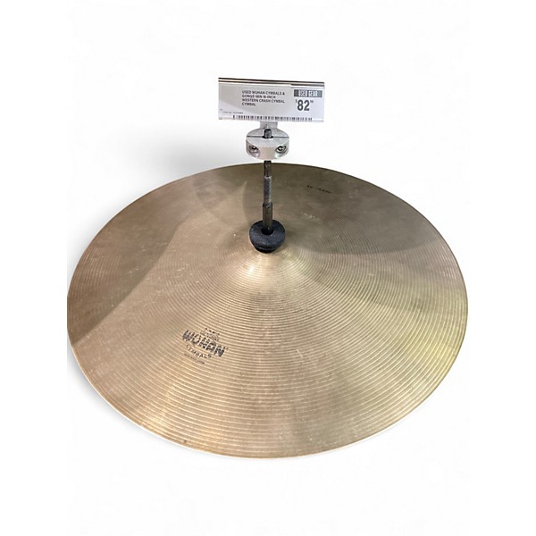Used Wuhan Cymbals & Gongs 16in 16-inch Western Crash Cymbal Cymbal