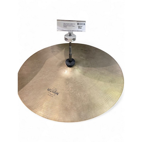 Used Wuhan Cymbals & Gongs 16in 16-inch Western Crash Cymbal Cymbal