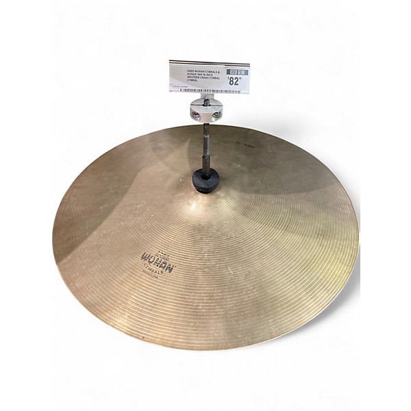 Used Wuhan Cymbals & Gongs 16in 16-inch Western Crash Cymbal Cymbal