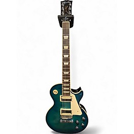 Used Gibson Les Paul Traditional Pro V Ocean Water Perimeter Solid Body Electric Guitar