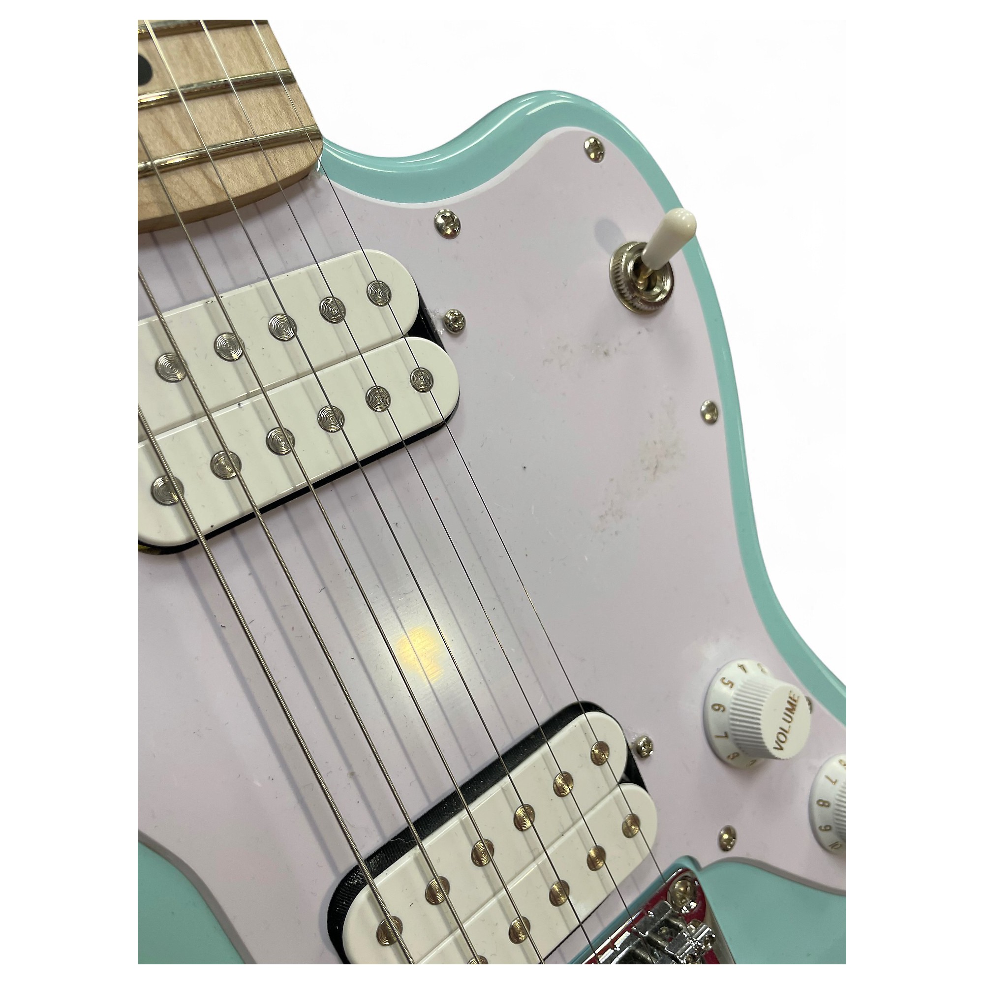 Used Fender squier mini jazzmaster HH Surf Green Electric Guitar