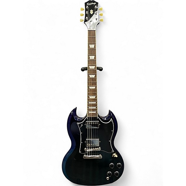 Used Epiphone SG Traditional Pro Blue Solid Body Electric Guitar