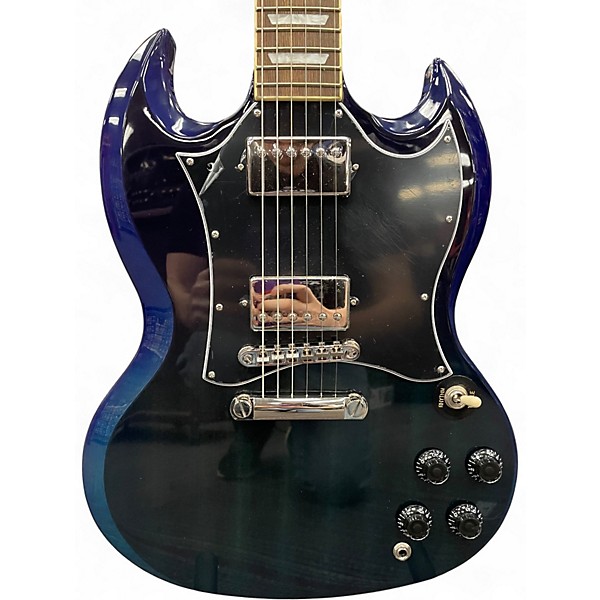 Used Epiphone SG Traditional Pro Blue Solid Body Electric Guitar