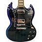 Used Epiphone SG Traditional Pro Blue Solid Body Electric Guitar