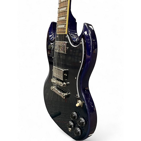 Used Epiphone SG Traditional Pro Blue Solid Body Electric Guitar