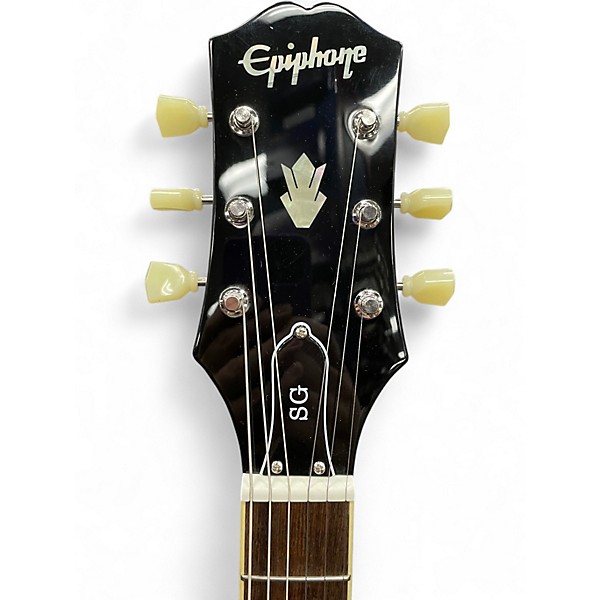 Used Epiphone SG Traditional Pro Blue Solid Body Electric Guitar