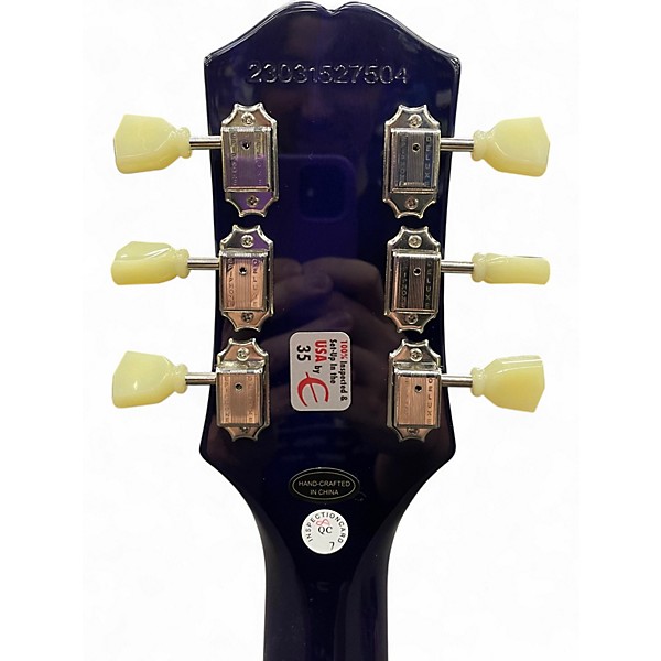 Used Epiphone SG Traditional Pro Blue Solid Body Electric Guitar