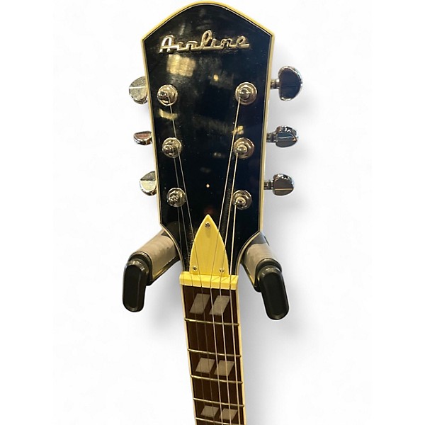 Used Airline H59 Gold Top Acoustic Electric Guitar