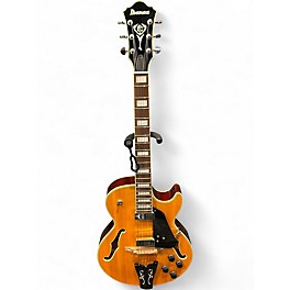 Used Ibanez GB10EM-AA 5B-02 Amber Hollow Body Electric Guitar