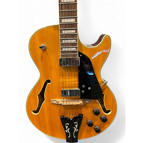 Used Ibanez GB10EM-AA 5B-02 Amber Hollow Body Electric Guitar