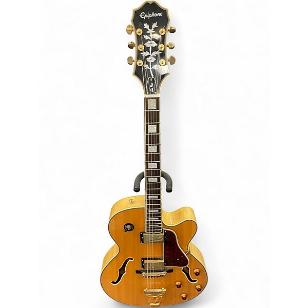 Used Epiphone Joe Pass Emperor II Natural Hollow Body Electric Guitar