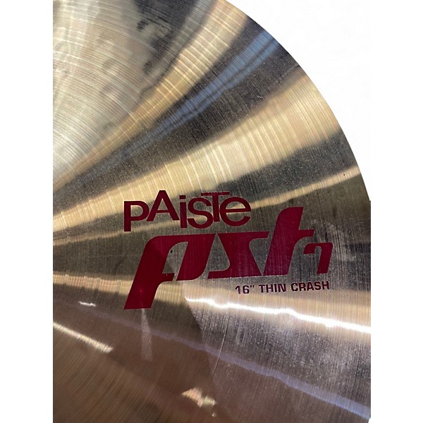 Used Paiste 16in PST7 Crash Cymbal