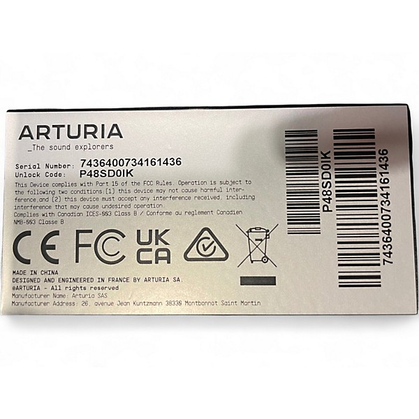 Used Arturia Keylab Essential 49 MIDI Controller