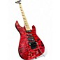 Used Jackson JS34Q Dinky Trans Red Solid Body Electric Guitar