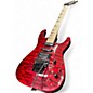 Used Jackson JS34Q Dinky Trans Red Solid Body Electric Guitar
