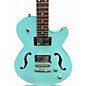 Used Godin Montreal Premiere HT Baltic Blue Hollow Body Electric Guitar