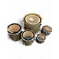 Used 2020 Pork Pie USA 5 Piece Maple Custom Black and Gold Drum Kit