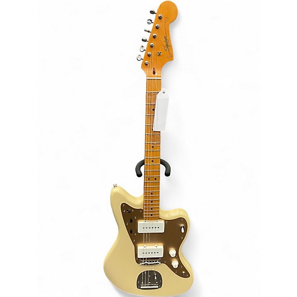 Used Squier JAZZMASTER 40TH ANNIVERSARY Desert Sand Solid Body Electric Guitar