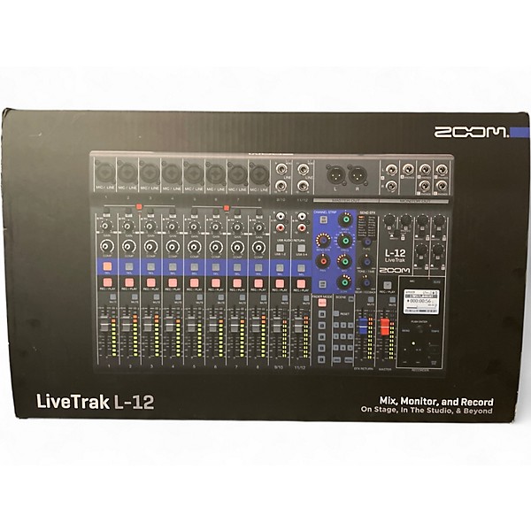 Used Zoom LiveTrak L-12 12-Channel Digital Mixer Digital Mixer
