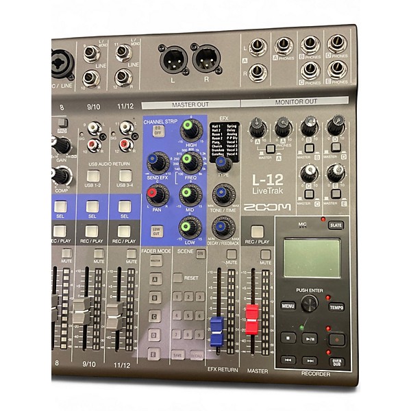 Used Zoom LiveTrak L-12 12-Channel Digital Mixer Digital Mixer