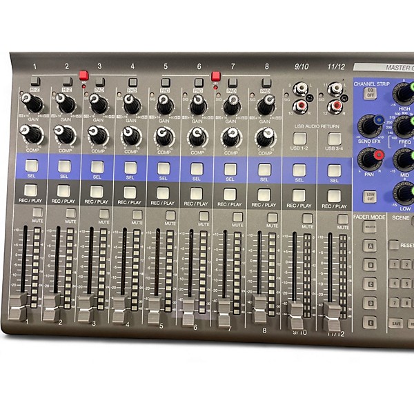 Used Zoom LiveTrak L-12 12-Channel Digital Mixer Digital Mixer