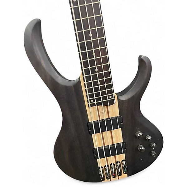 Used Ibanez BTB605 Flat Black Electric Bass Guitar
