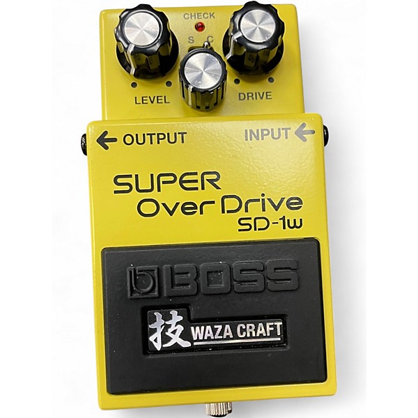 Used BOSS SD1W Super Overdrive Waza Craft Effect Pedal