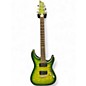Used Schecter Guitar Research C1 Platinum Green Solid Body Electric Guitar thumbnail