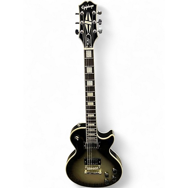 Used Epiphone Adam Jones Les Paul Custom Silverburst Solid Body Electric Guitar