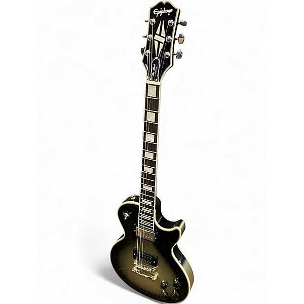 Used Epiphone Adam Jones Les Paul Custom Silverburst Solid Body Electric Guitar