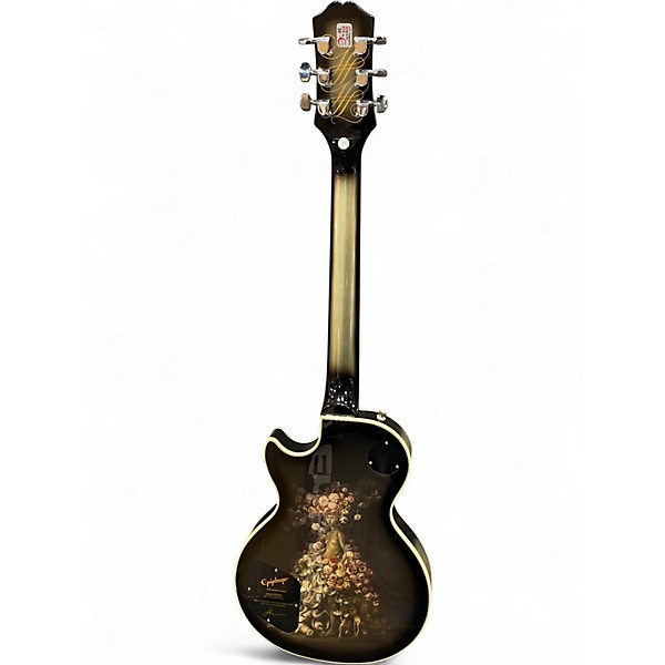Used Epiphone Adam Jones Les Paul Custom Silverburst Solid Body Electric Guitar