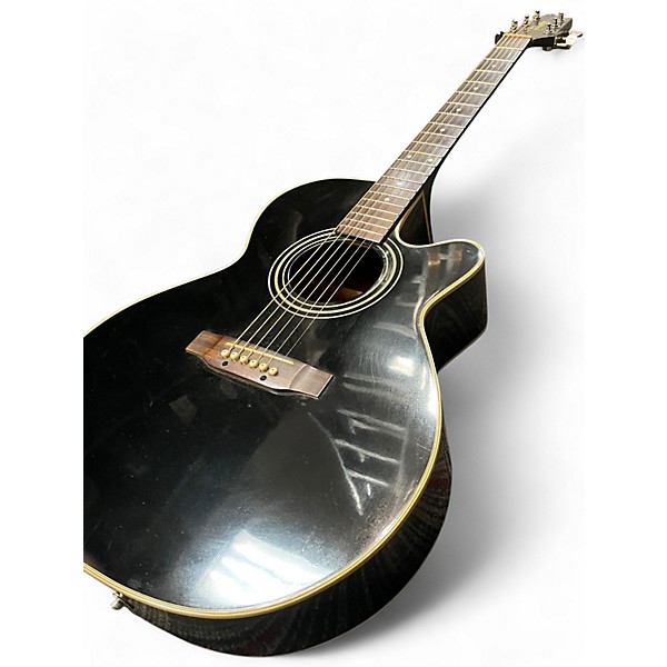 Used Takamine EG541C Black Acoustic Guitar