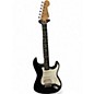 Used Fender Standard Stratocaster Black and White Solid Body Electric Guitar thumbnail