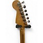 Used Fender Standard Stratocaster Black and White Solid Body Electric Guitar