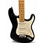 Vintage 1995 Fender American Standard Stratocaster Black Solid Body Electric Guitar