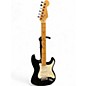 Vintage 1995 Fender American Standard Stratocaster Black Solid Body Electric Guitar