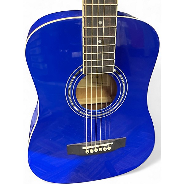 Used Tanara TD-12 1/2 Size Blue Acoustic Guitar
