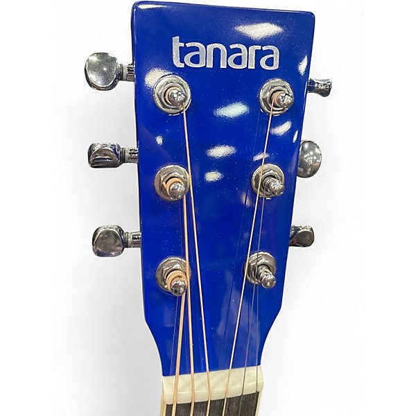 Used Tanara TD-12 1/2 Size Blue Acoustic Guitar