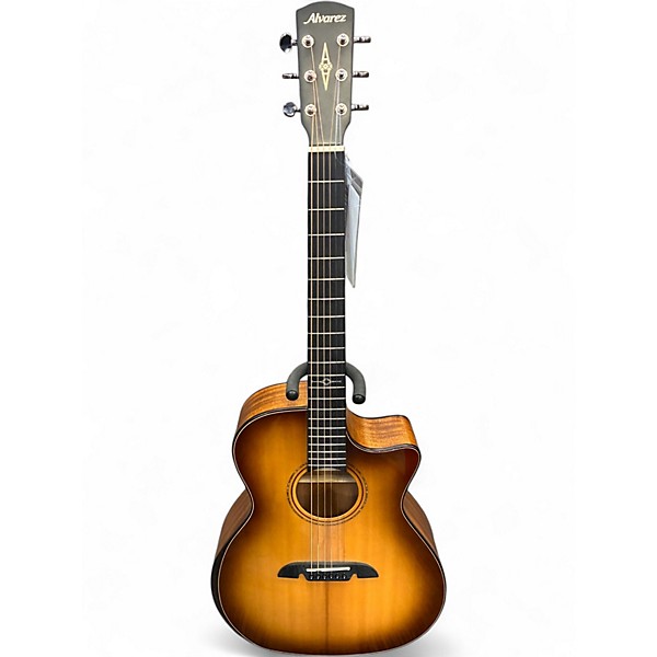 Used Alvarez AG610ECE Vintage Sunburst Acoustic Electric Guitar