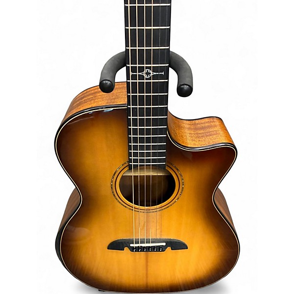 Used Alvarez AG610ECE Vintage Sunburst Acoustic Electric Guitar