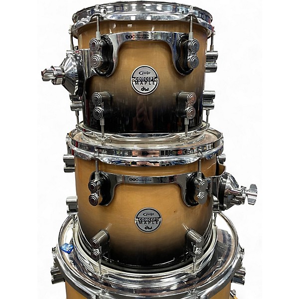 Used PDP by DW 4 Piece Concept Series Trans Brown Drum Kit