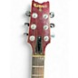 Used Lotus Morris Falcon Made in Japan Double Cut Guitar Crimson Red Trans Solid Body Electric Guitar